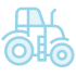 Icon illustration of a tractor